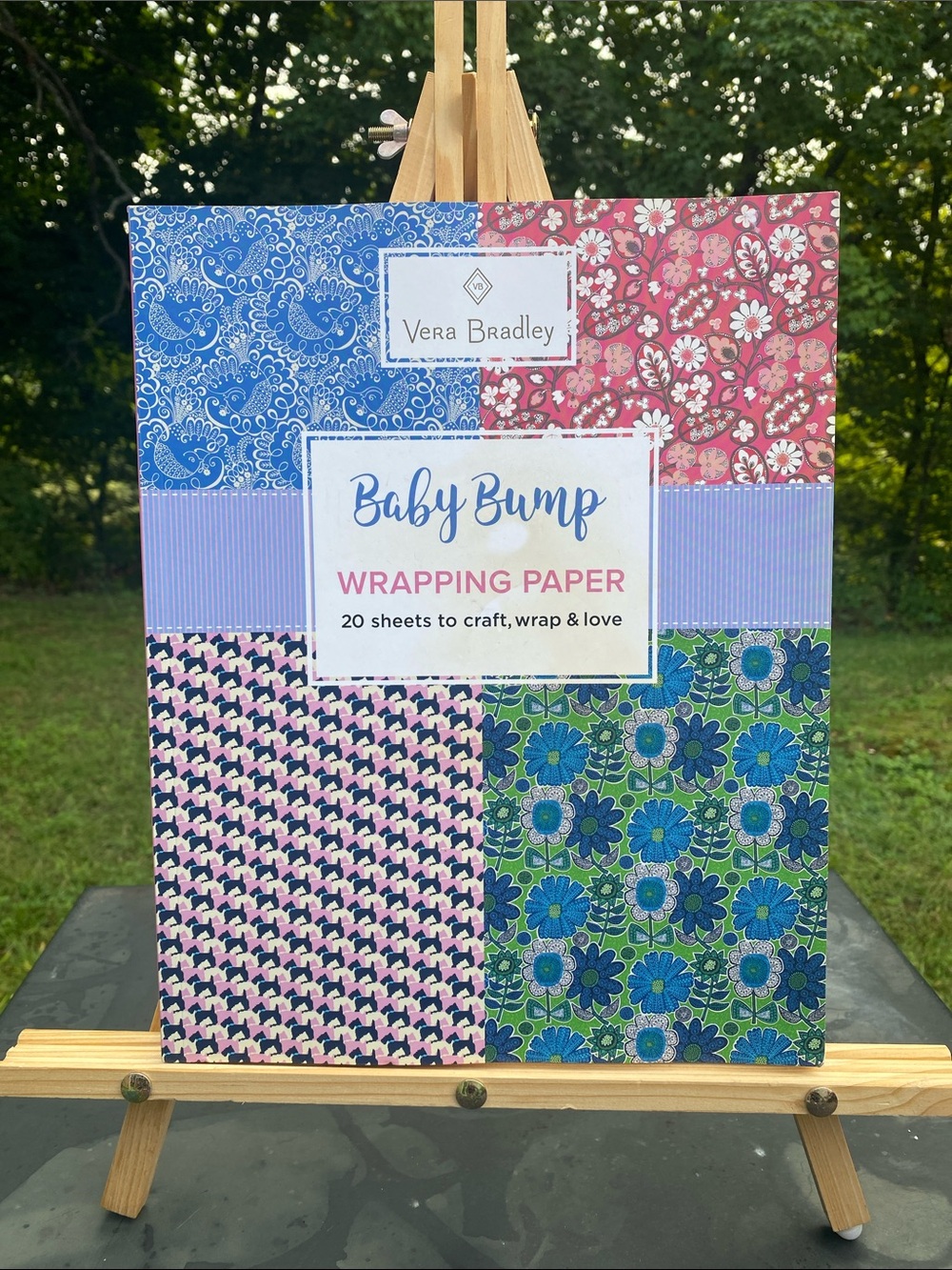 Vera Bradley Baby Bump Multicolor Wrapping Paper